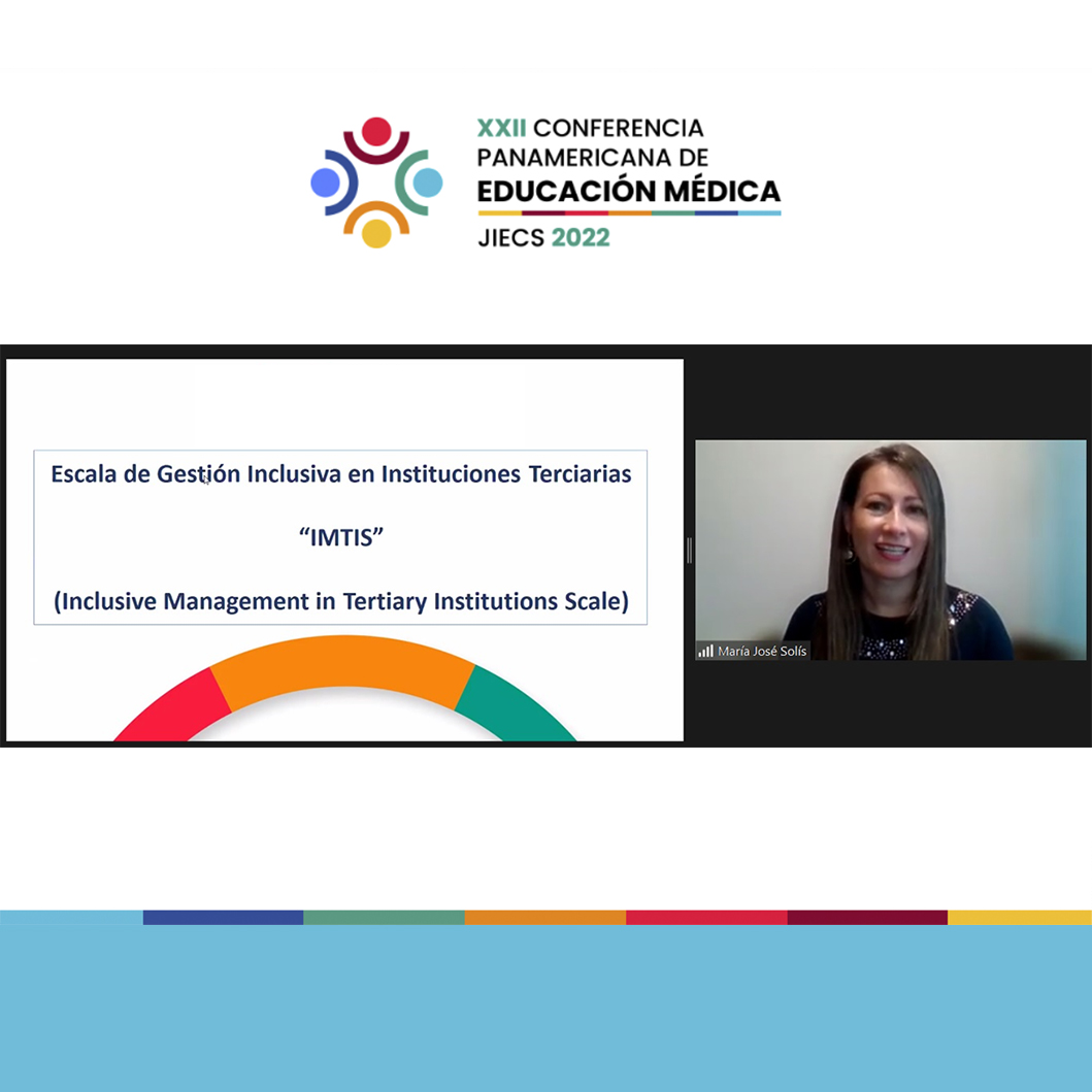 Imagen Directora de InclUdeC participó de la XXII Conferencia Panamericana de Educación Médica (COPAEM) y II Jornadas Iberoamericanas de Educación en Ciencias de la Salud (JIECS)